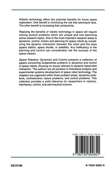 Produktbild: Space Robotics: Dynamics and Control