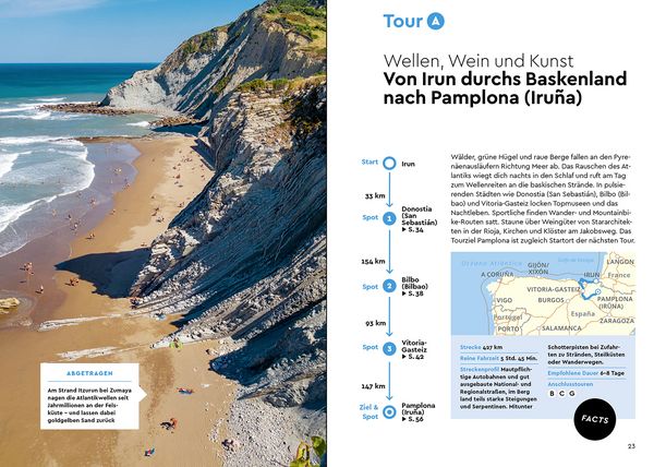 Produktbild: MARCO POLO Camper Guide Nordspanien: Atlantikk&uuml;ste & Pyren&auml;en