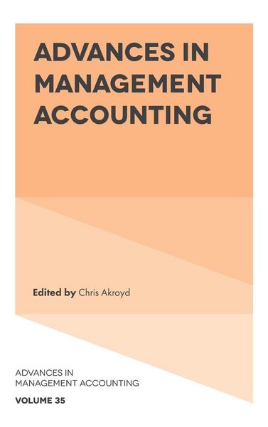 Produktbild: Advances in Management Accounting