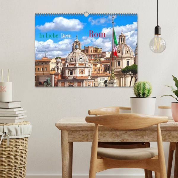 Produktbild: In Liebe Dein Rom (Wandkalender 2026 DIN A3 quer), CALVENDO Monatskalender