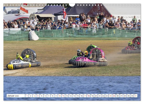 Produktbild: Hovercraft Formel 1 Weltmeisterschaft (Wandkalender 2026 DIN A3 quer), CALVENDO Monatskalender