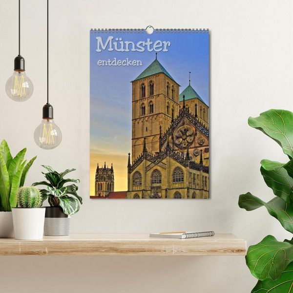 Produktbild: M&uuml;nster entdecken (Wandkalender 2026 DIN A3 hoch), CALVENDO Monatskalender