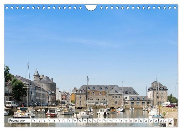 Produktbild: Hausbooturlaub Frankreich - Bretagne (Wandkalender 2027 DIN A4 quer), CALVENDO Monatskalender