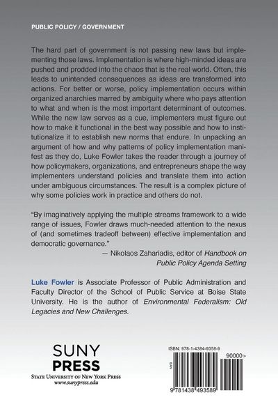 Produktbild: Democratic Policy Implementation in an Ambiguous World