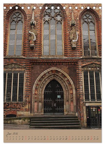 Produktbild: Sch&ouml;ne alte Hansestadt Bremen (Tischkalender 2026 DIN A5 hoch), CALVENDO Monatskalender