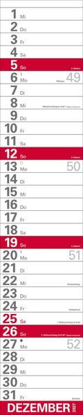 Produktbild: XXL Planer Gro&szlig;druck rot 2027