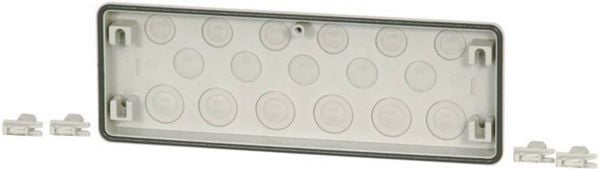 Produktbild: Eaton FL4-3 17236 Flanschplatte mit Vorpr&auml;gung (L x B x H) 23 x 329 x 116mm Grau 1St.