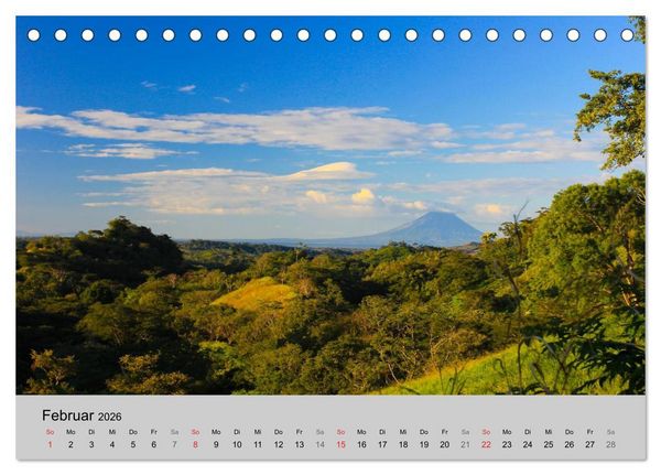 Produktbild: Costa Rica (Tischkalender 2026 DIN A5 quer), CALVENDO Monatskalender