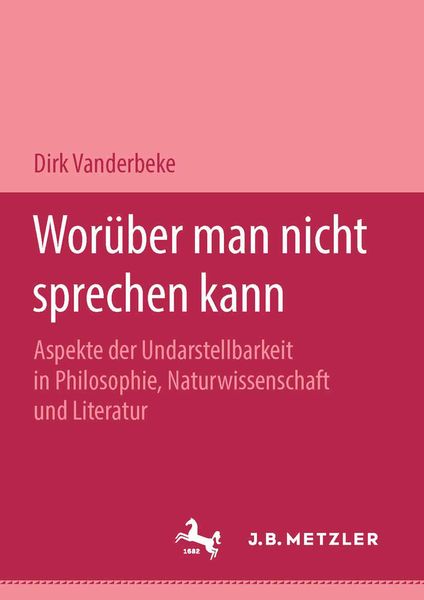 Produktbild: Wor&uuml;ber man nicht sprechen kann
