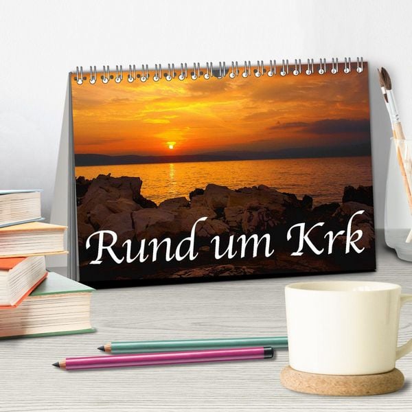 Produktbild: Rund um Krk (Tischkalender 2026 DIN A5 quer), CALVENDO Monatskalender
