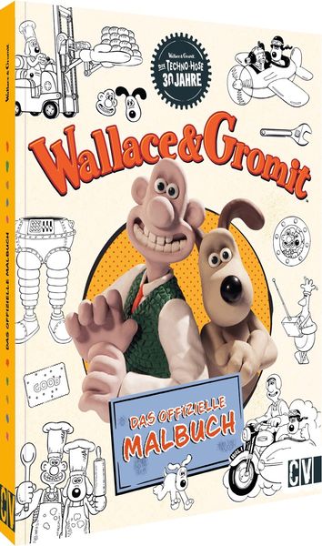 Produktbild: Wallace und Gromit Das offizielle Malbuch