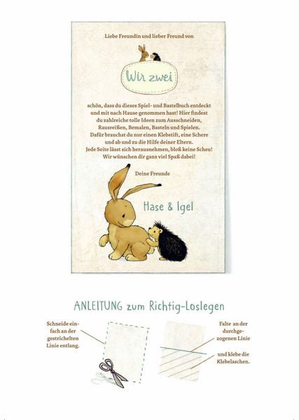 Produktbild: Basteln & Spielen mit Wir zwei - F&uuml;r kleine K&uuml;nstler