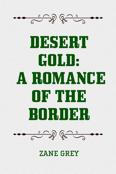 Produktbild: Desert Gold: A Romance of the Border