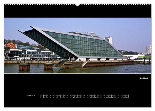 Produktbild: Hamburg Panoramen 2026 (Wandkalender 2026 DIN A2 quer), CALVENDO Monatskalender