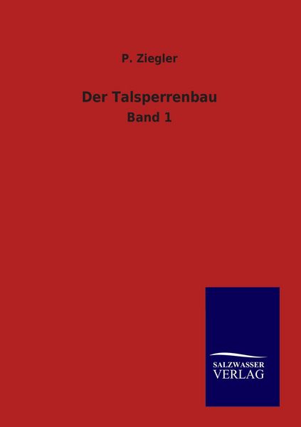 Produktbild: Der Talsperrenbau