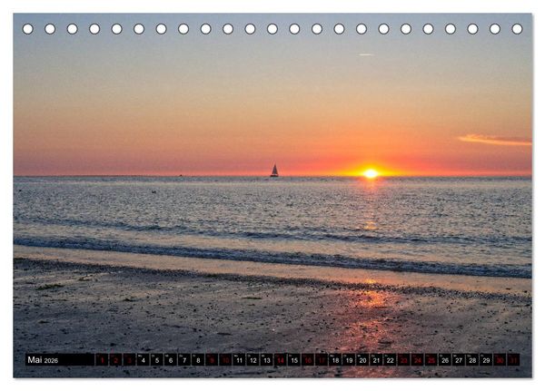Produktbild: Norderney - von barfuss bis Cocktail (Tischkalender 2026 DIN A5 quer), CALVENDO Monatskalender
