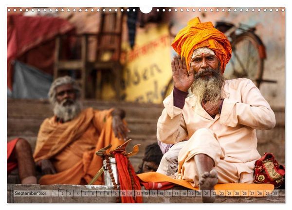 Produktbild: Alltag in Indien (Wandkalender 2026 DIN A3 quer), CALVENDO Monatskalender