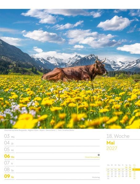 Produktbild: Faszination Alpenwelt Wochenplaner Kalender 2027
