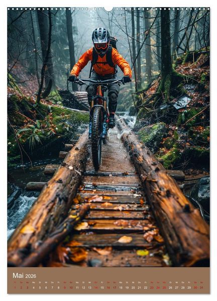 Produktbild: Freeride Adrenalin (hochwertiger Premium Wandkalender 2026 DIN A2 hoch), Kunstdruck in Hochglanz