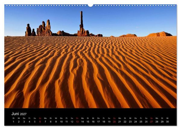 Produktbild: USA - Monument Valley (Wandkalender 2027 DIN A2 quer), CALVENDO Monatskalender