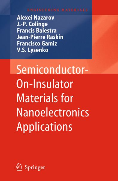 Produktbild: Semiconductor-On-Insulator Materials for Nanoelectronics Applications
