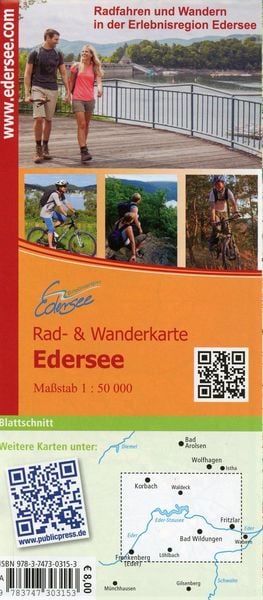 Produktbild: Edersee, Nationalpark Kellerwald-Edersee 1:50 000