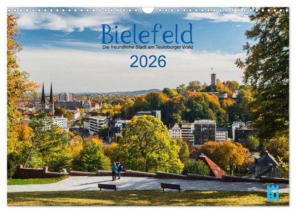 Produktbild: Bielefeld - Die freundliche Stadt am Teutoburger Wald (Wandkalender 2026 DIN A3 quer), CALVENDO Monatskalender