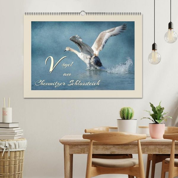 Produktbild: V&ouml;gel am Chemnitzer Schlossteich (Wandkalender 2027 DIN A2 quer), CALVENDO Monatskalender