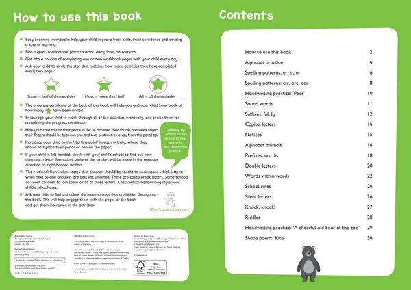 Produktbild: Handwriting Workbook: Ages 7-9