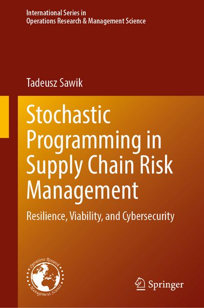 Produktbild: Stochastic Programming in Supply Chain Risk Management