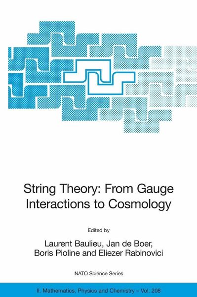 Produktbild: String Theory: From Gauge Interactions to Cosmology