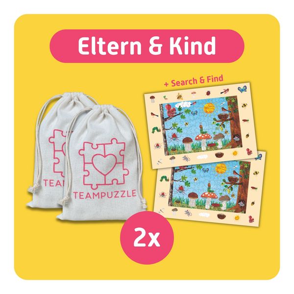 Produktbild: TEAMPUZZLE &ndash; Die kleine Raupe Nimmersatt &ndash; 194 Teile &ndash; Kinderpuzzle mit gro&szlig;en & kleinen Teilen