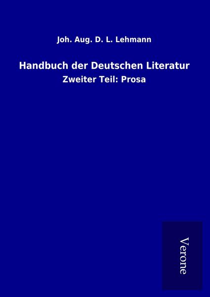 Produktbild: Handbuch der Deutschen Literatur