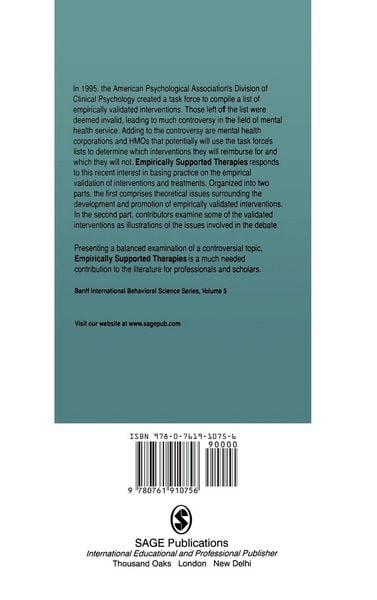 Produktbild: Empirically Supported Therapies