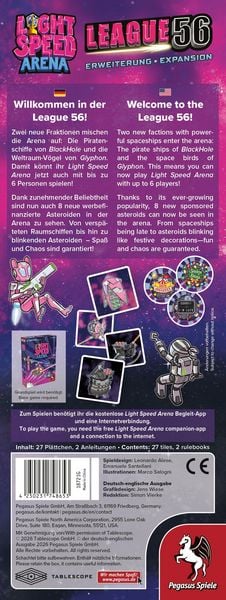 Produktbild: Light Speed Arena: League 56 [Erweiterung/Expansion] (deutsch/englisch)