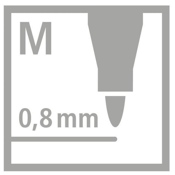Produktbild: STABILO Filzschreiber pointMax