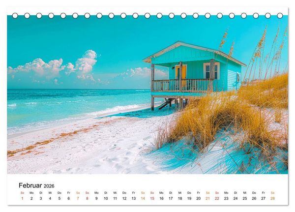 Produktbild: Maritim pur - Strandtr&auml;ume (Tischkalender 2026 DIN A5 quer), CALVENDO Monatskalender