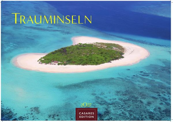 Produktbild: Trauminseln Kalender 2027 &ndash; Wandkalender | Fotokalender Naturkalender 35x50cm - Hochwertige Fotos von den sch&ouml;nsten Trauminseln weltweit &ndash; perfekt f&uuml;r Natur- und Reiseenthusiasten.