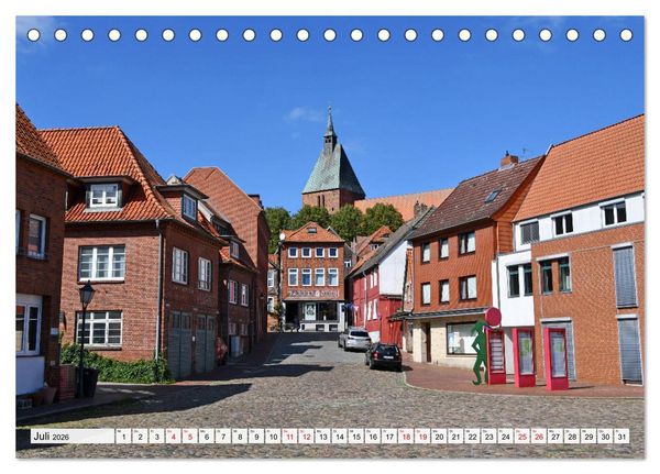 Produktbild: RATZEBURG und M&Ouml;LLN (Tischkalender 2026 DIN A5 quer), CALVENDO Monatskalender