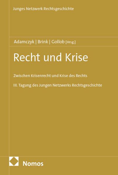 Produktbild: Recht und Krise