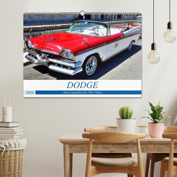 Produktbild: DODGE - Auto-Legenden der 50er Jahre (Wandkalender 2026 DIN A2 quer), CALVENDO Monatskalender