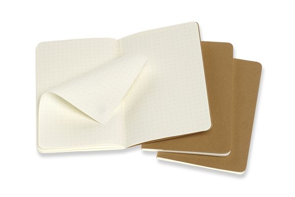 Moleskine Cahier, 3er Set, Kartoneinband