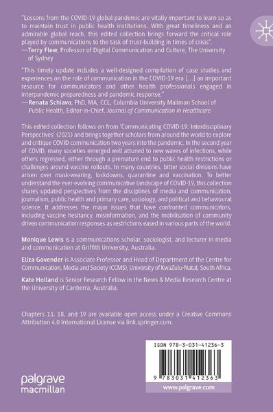 Produktbild: Communicating COVID-19