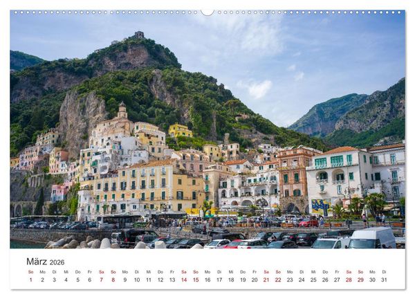 Produktbild: Malerische Amalfik&uuml;ste (hochwertiger Premium Wandkalender 2026 DIN A2 quer), Kunstdruck in Hochglanz