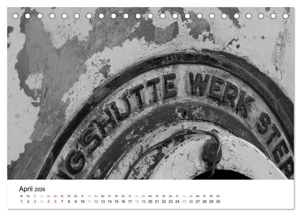 Produktbild: Helden der Arbeit - Alte Arbeitsmittel des Ruhrgebiets (Tischkalender 2026 DIN A5 quer), CALVENDO Monatskalender