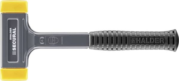 Produktbild: Halder SUPERCRAFT 3380.045 Schonhammer ergonomischer Griff, mittelhart 1000g 310mm 1St.