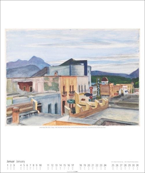 Produktbild: Edward Hopper Kalender 2027