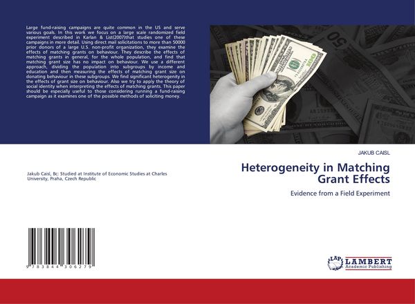Produktbild: Heterogeneity in Matching Grant Effects