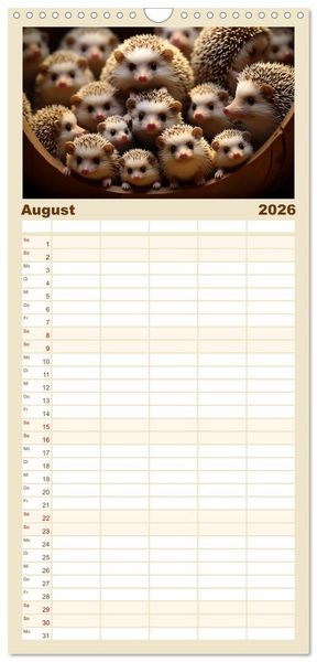 Produktbild: Familienplaner 2026 - Mehr ist einfach besser mit 5 Spalten (Wandkalender, 21 x 45 cm) CALVENDO