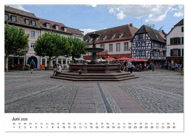Produktbild: Neustadt an der Weinstra&szlig;e - Ansichtssache (hochwertiger Premium Wandkalender 2026 DIN A2 quer), Kunstdruck in Hochglanz